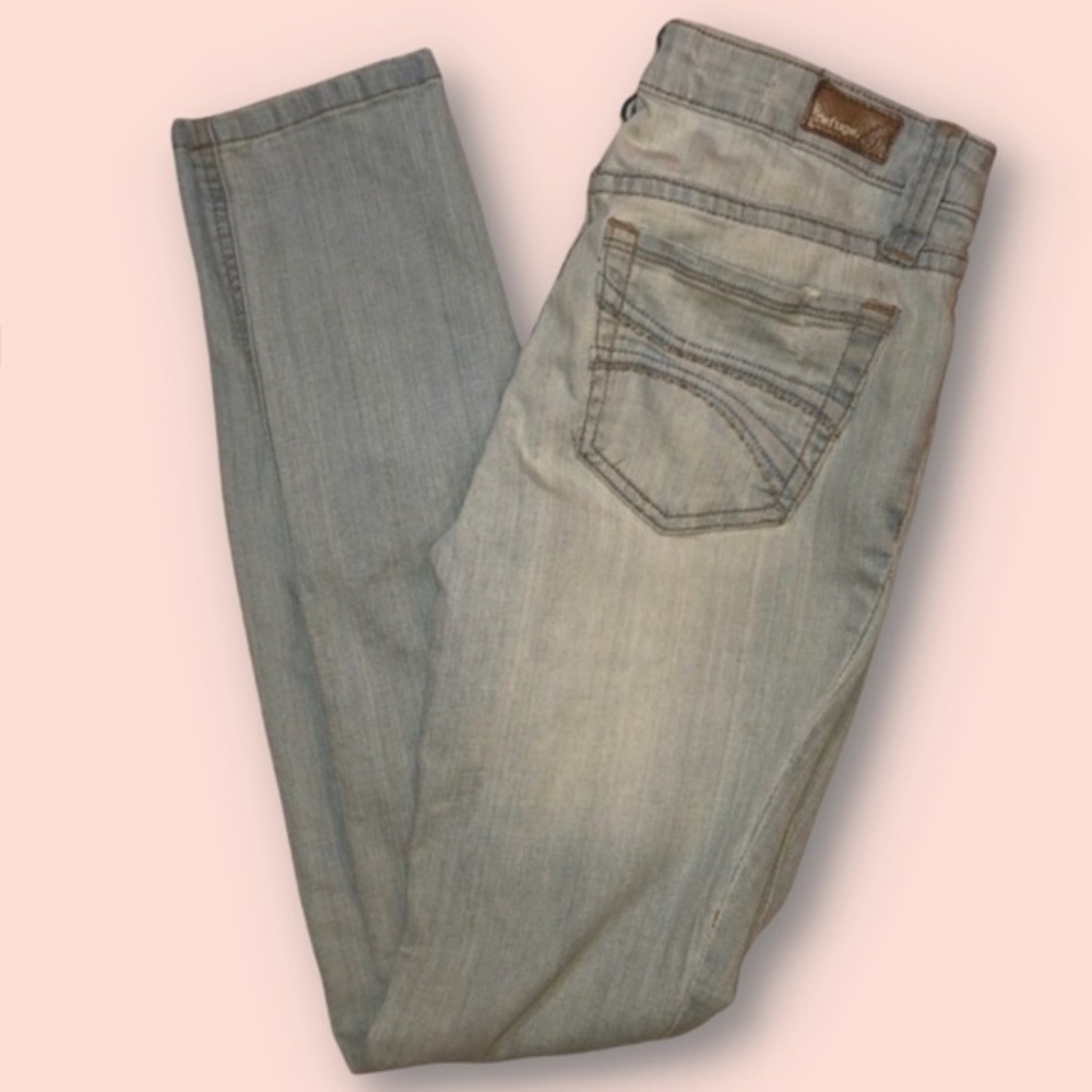 Light blue skinny jeans